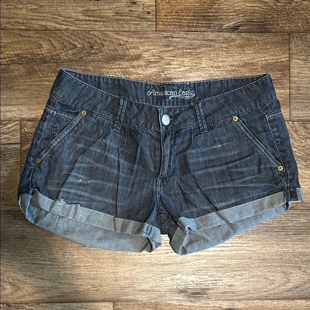 American Eagle Outfitters Jean Shorts Cuffed Hem